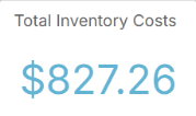 Total inventory costs widget
